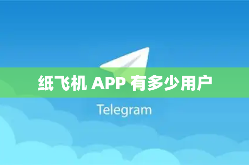 纸飞机 APP 有多少用户